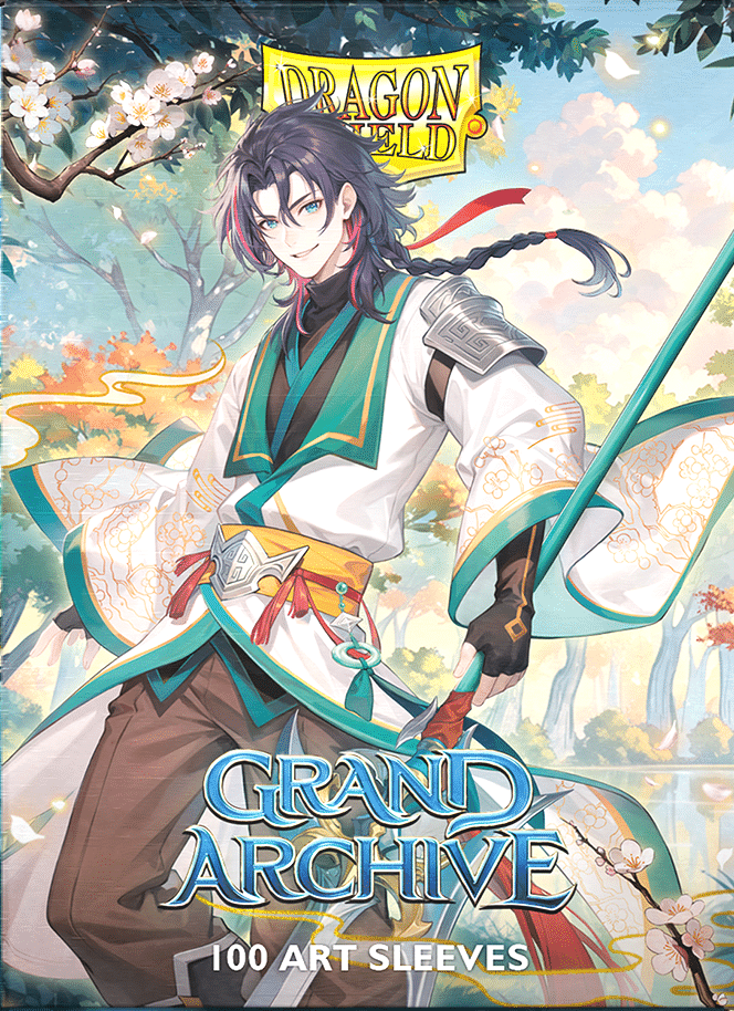 Dragon Shield Grand Archive Jin, Fate Defiant Art Sleeves 100ct image 0